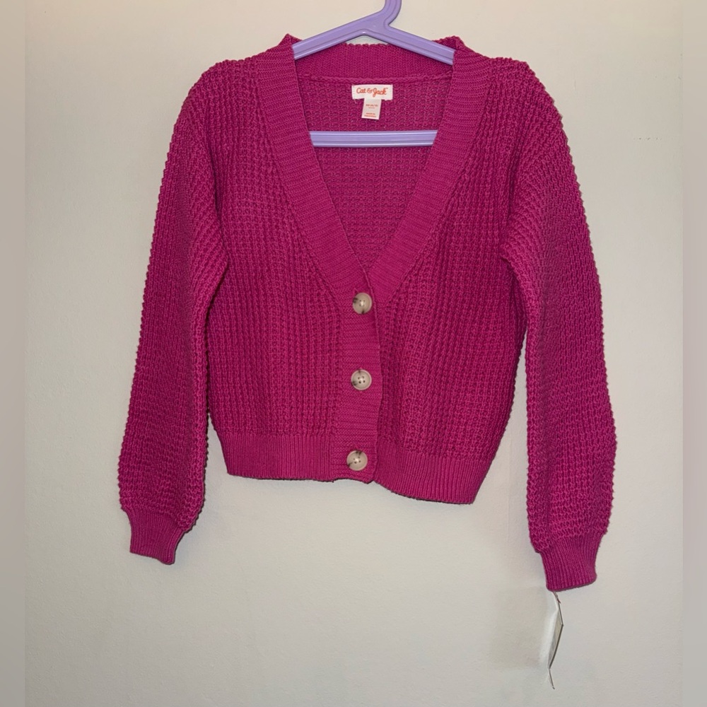 NWT CAT & JACK girls cardigan sz XS (4/5) ✨